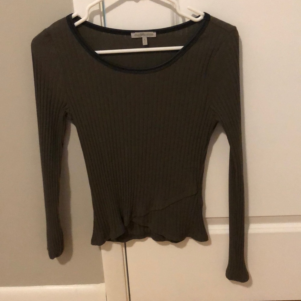 Dark green shirt